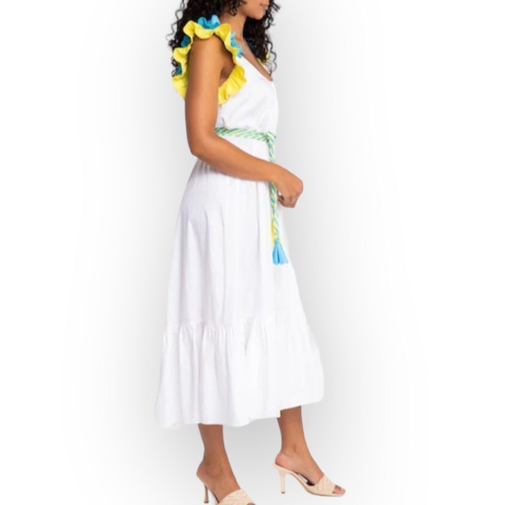 Alden Adair Womens Dress NWT Summer Cotton Bold Lilah Dress - Size M Colorful - Picture 9 of 11